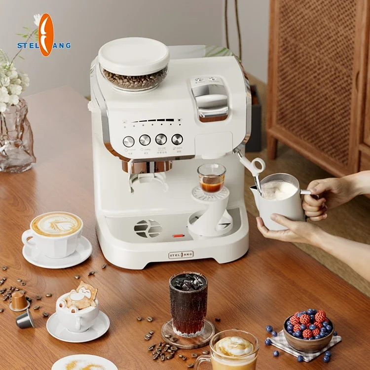 home appliances smart automatic coffee multi machine maker 3 in 1 capsule coffee machine with steam