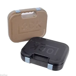 Glock táctico 17 43, estuche rígido para pistola, caja de transporte de seguridad para pistola, funda profesional multifuncional portátil ABS para revistas de pistola