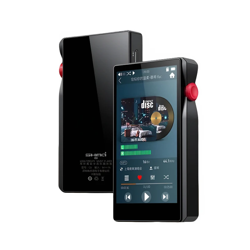 Portátil de alta fidelidade mp3 player música walkman duplo ess9038q2m dac em dois sentidos bluetooth 5.2 ldac formato dsd512 decodificação saída balanceada