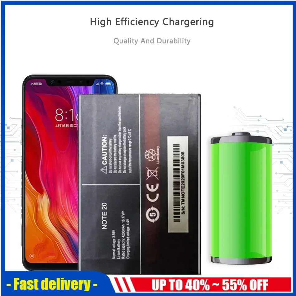 4620mAh Mobile Phone Batteries for Cubot Note 20 /note 20 Pro Cell Phone Smartphones Portable Battery