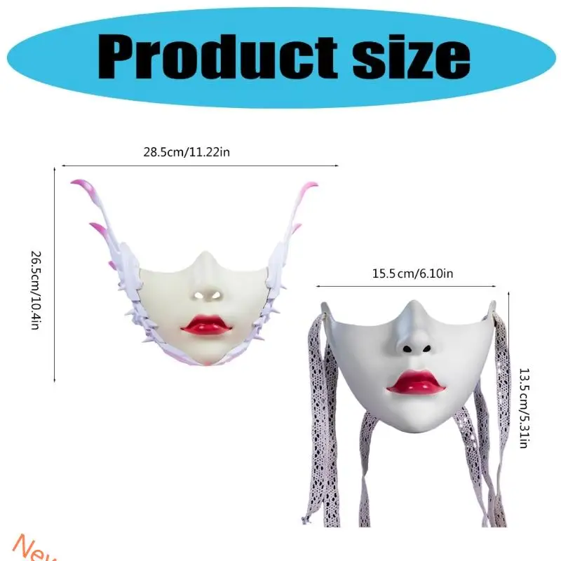 ハロウィーンハーフフェイスマスク男性のためのメカニカルマスクマスクマスカレーデスアクセサリー