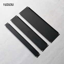 1U/2U/3U/4U Black Panel Suitable For Standard 19Inch Cabinet  Flight Case Hardware Ventilating Board