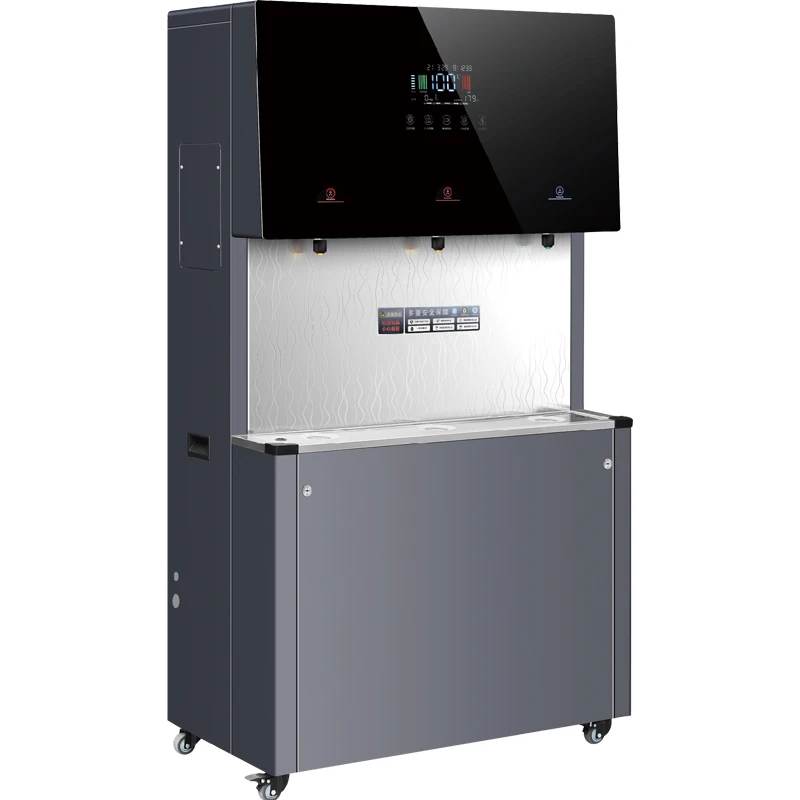 

100L household independent water dispenser RO reverse osmosis water purifier hot and cold stainless steel water dispenser