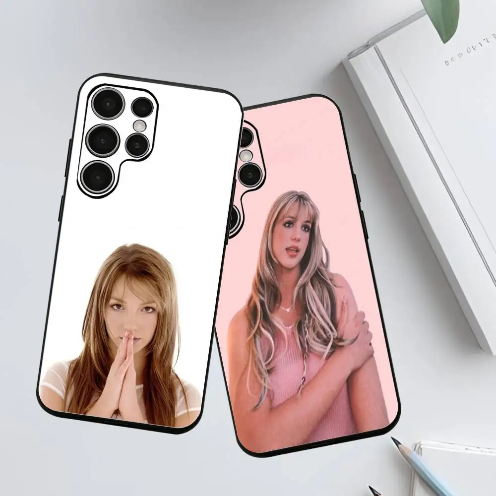 

B-Britney Singer Spears Phone Case For Samsung Galaxy S 24,25,23,22,21,20 Plus Ultra 5G Lite Shockproof Cover
