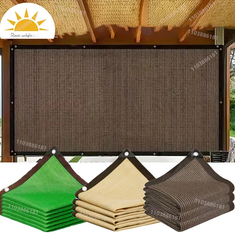 Multi Colored Outdoor Garden Shade Net, Terrace Shade Net, UV Protection, HDPE Sunscreen Cloth