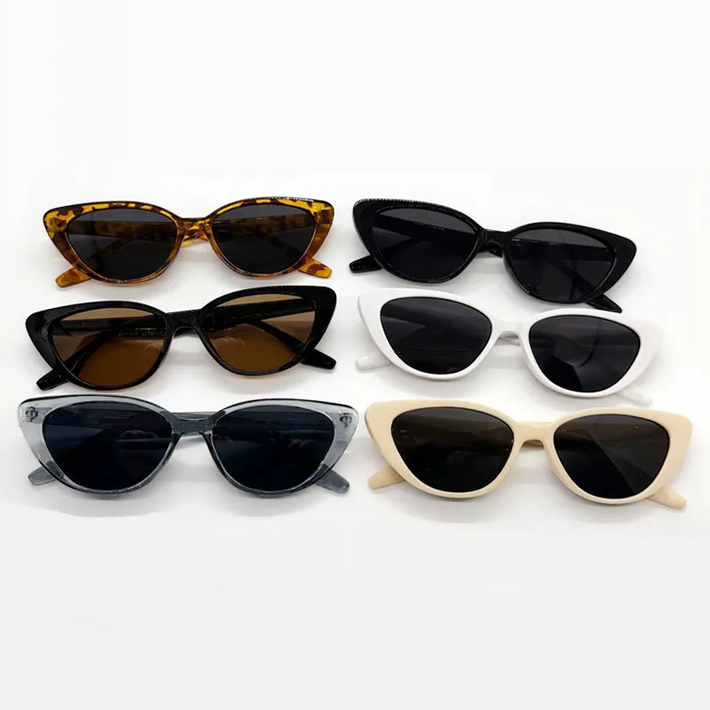 OEC CPO Cat-Eye-Sonnenbrille mit Leopardenmuster, kleiner Rahmen, UV400-Schutz, modische Farbtöne für Damen, trendige Brillen für Herren – Detail 2