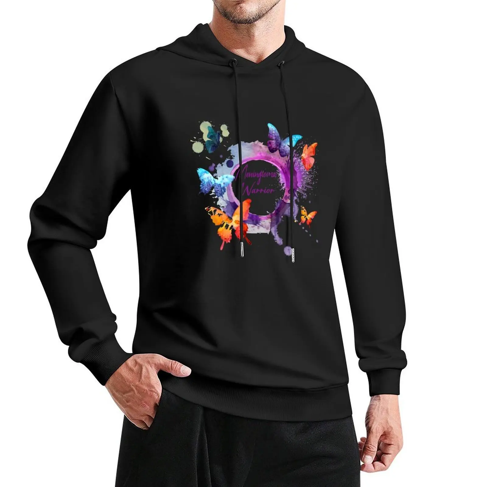 Meningioma Warrior Hoodie ملابس الرسوم المتحركة ملابس الخريف قميص مقنع ملابس الشتاء أنيمي هوديي