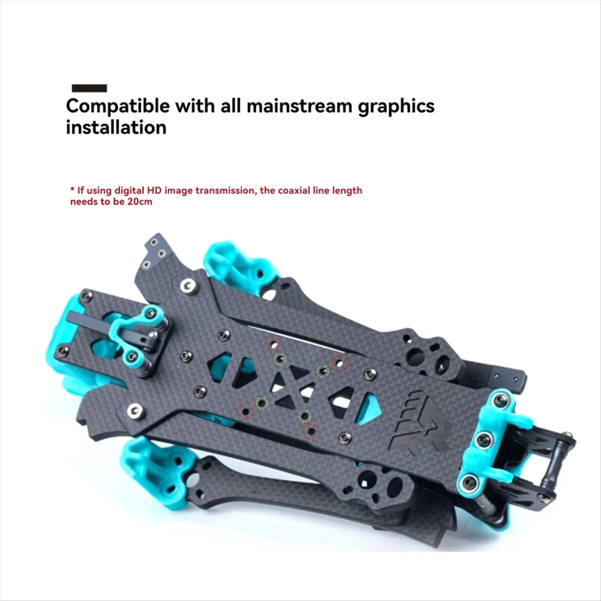 HowAA87 KOLAS 7inch 298mm Foldable FPV Drone Frame Kit Long Range Ideal for Freestyle Flying