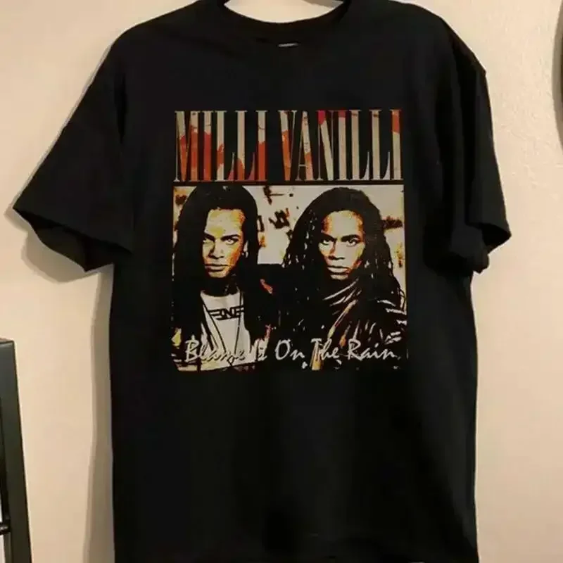 Milli Vanilli Blame It On The Rain Tour T Shirt Full Size S To 5Xl Mc052