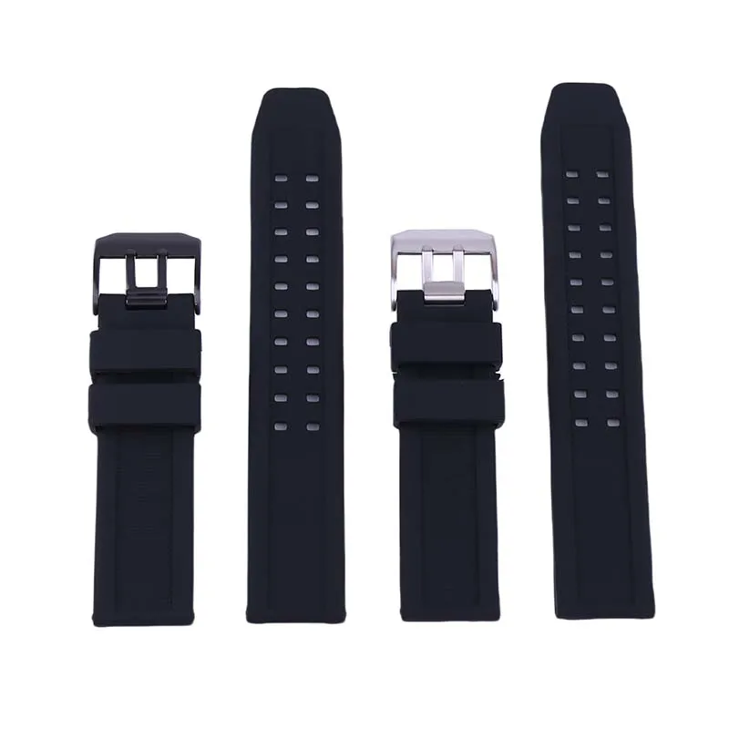 Men's 23mm silicone watch Band accessories compatible with Luminox 3051 3081 8821 Military Watch Rubber bands wristband bracelet