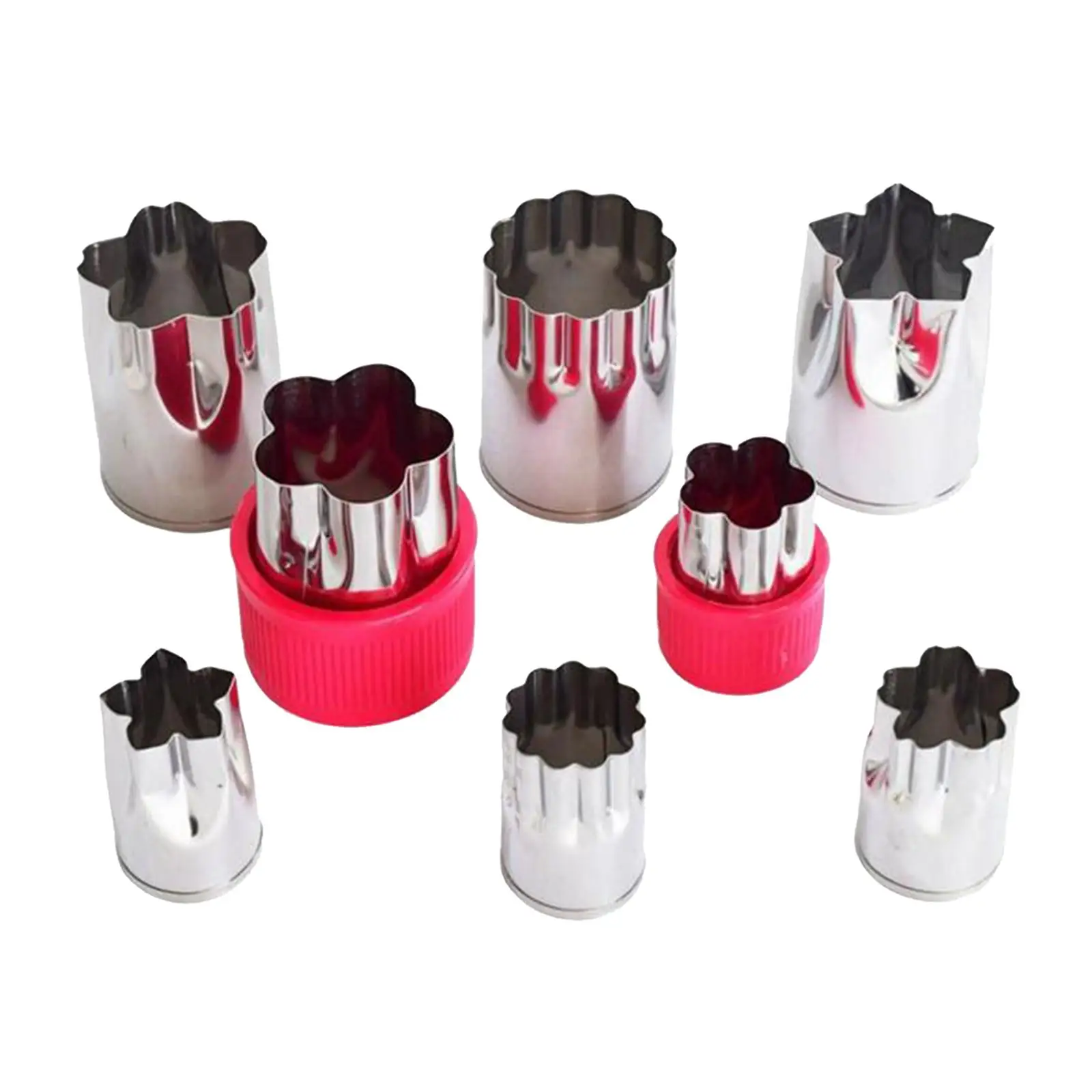 Polymer Clay Cutters Shapes Metal Punch Mold Set Cookie Biscuit Fondant Tool for DIY Jewelry Pottery Craft