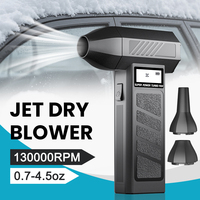 Violent fan 2025 New Turbo Jet Fan Electric Air Duster Portable Cleaning Blower Tool Car Blowing Snow Type-C Charging 130000 RPM