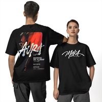 Streetwear T Shirt Rapper Maka Tour 2025 100% Cotton T Shirts Novelty Tshirt for Men Summer Retro Casual Short Sleeve Top Tees