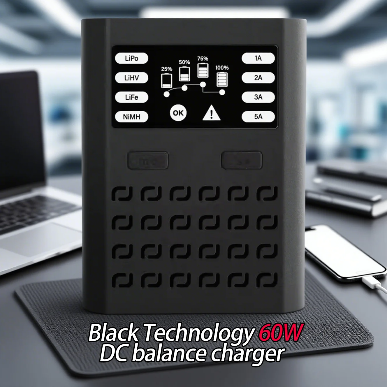 

60W Battery Charger Lithium Battery Balance Charger 2-6S Support Lipo Lihv Life Nimh For RC Car FPV Racing Drone