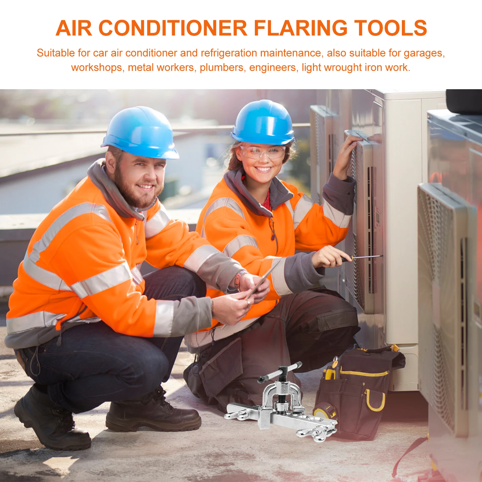 

1Pcs Copper Tube Expander Compact Air Conditioner Flare Tool Kit Refrigeration Garage Maintenance Tool Kit Copper Flaring Tools