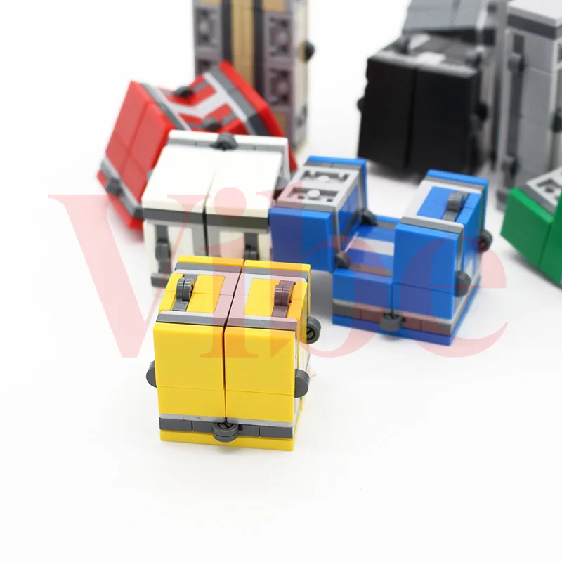 MOC DIY Building Blocks Bricks Infinite Cube Fingertip Decompression Children's Day  New Intelligence Toys