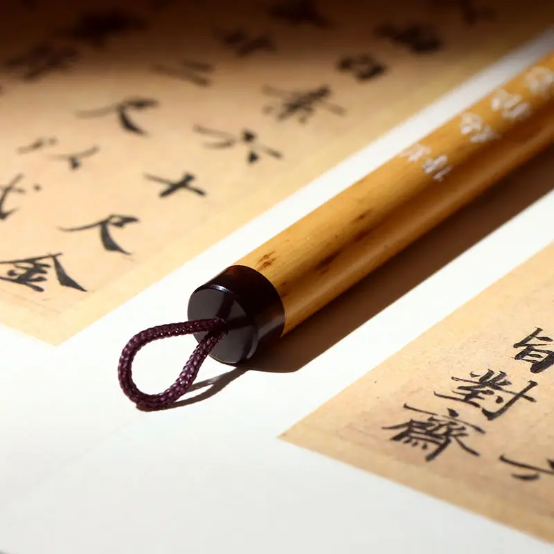 Specially made wolf hair, medium and small regular script, brush for copying scriptures, calligraphy, and running script