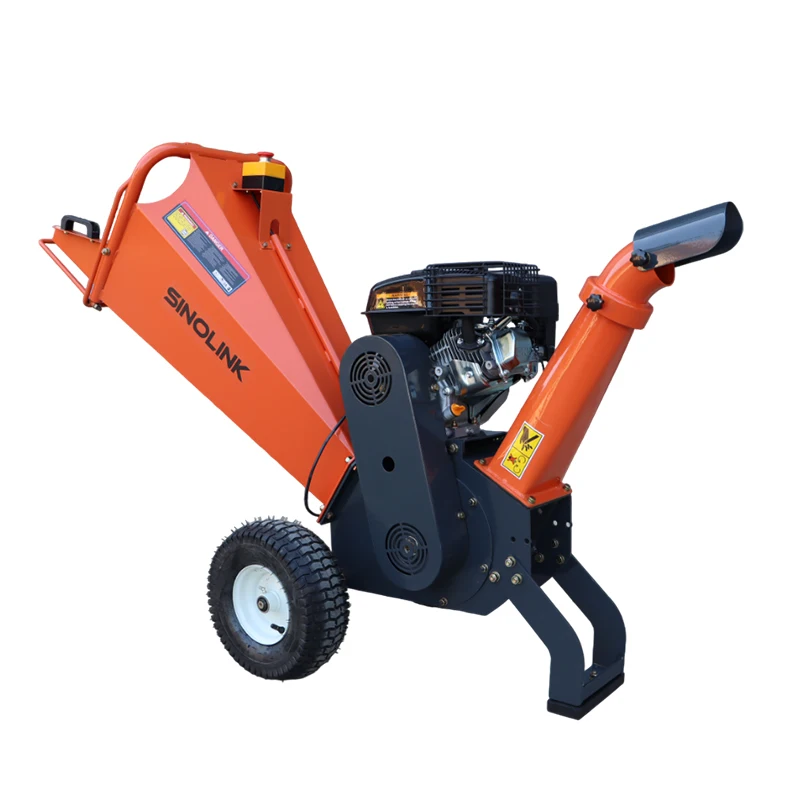 

2025Hot Sale Wood Chipper Machine Shredder with Gasoline Engine Useful for Gardening Tree Branches 1-Year Warranty