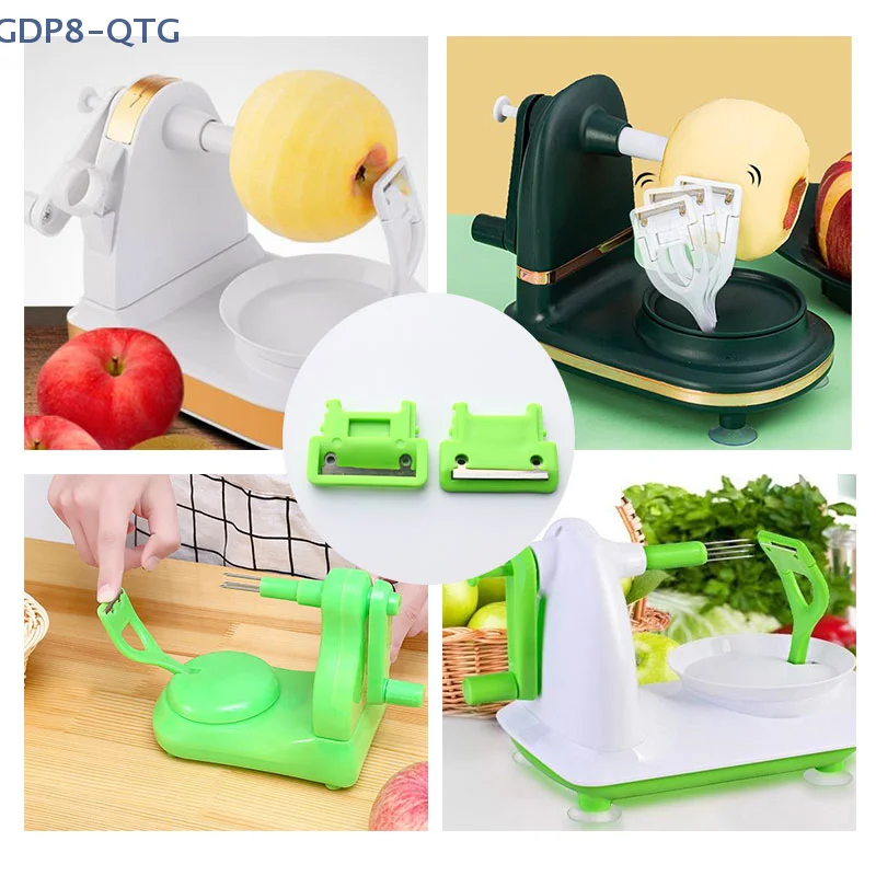 

New 5Pcs Hand-operated Fruit peeler Blades Replace Kit Cutter Slicer Fruit Potato