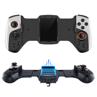 2 in 1 Wireless Mobile Gaming Controller Type C Cooling Cell Phone Gamepad Joystick Dual Joystick for IPhone/Android Phone