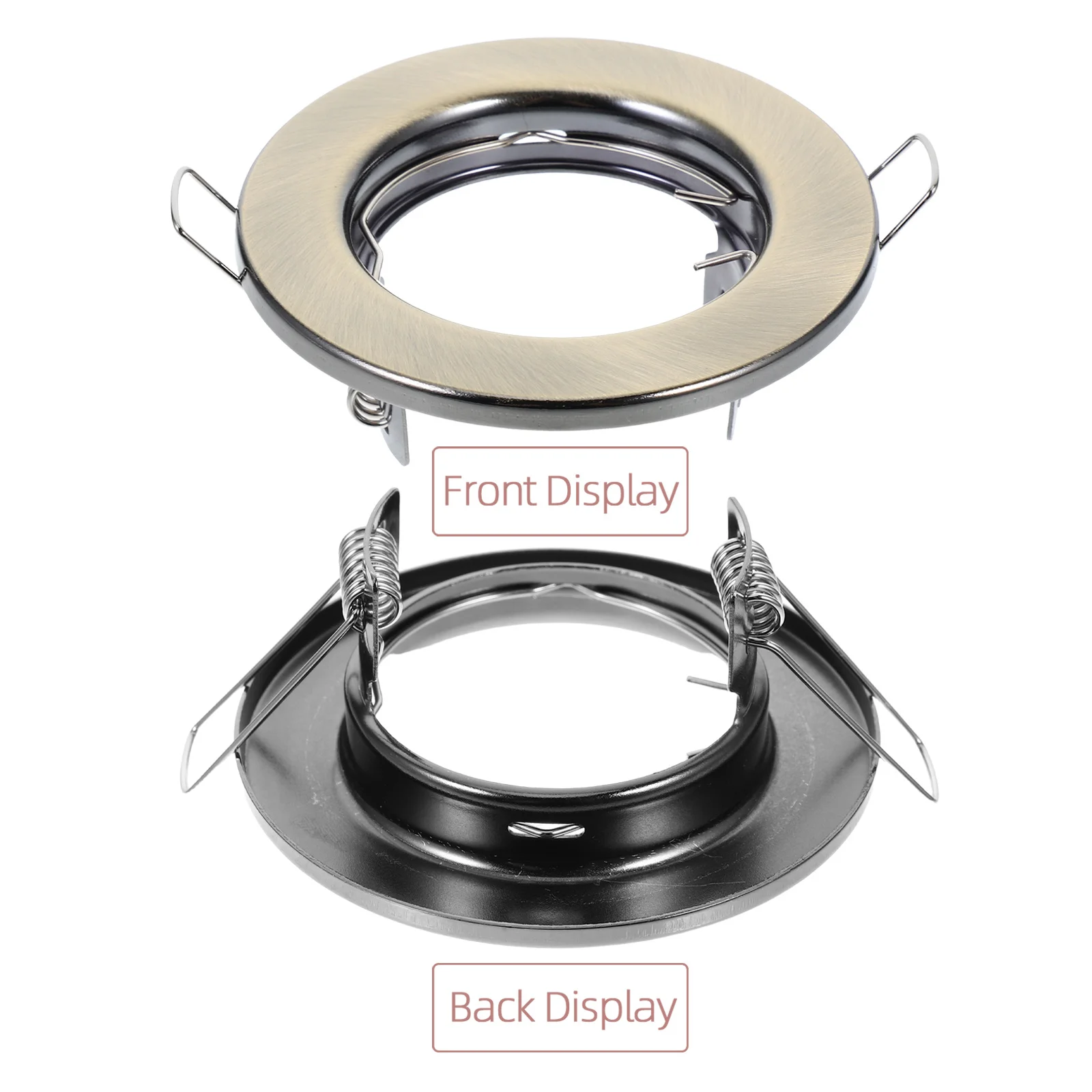 3 قطعة إطار تركيب المصابيح السقف ل Mr16 Gu10 المعادن راحة الإضاءة تقليم الأضواء حامل دائم الحديد بناء سهلة