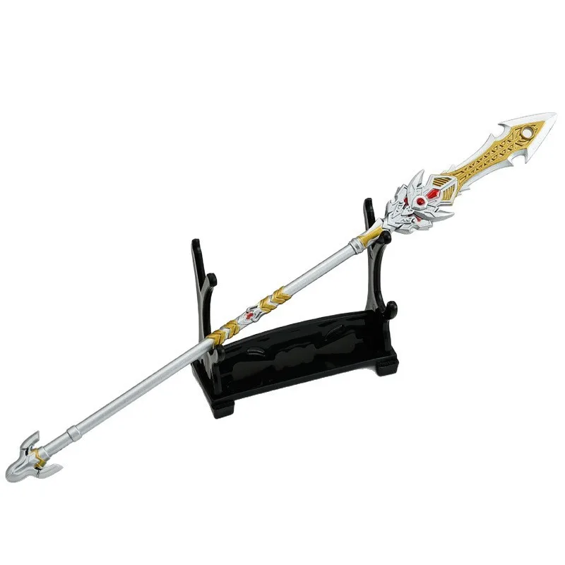 أنيمي ولعبة نماذج الأسلحة الطرفية درع الإمبراطور بطل الرمح الطويل 22 سنتيمتر عناصر الديكور الرائعة الجندي الدعائم الصبي الهدايا #4