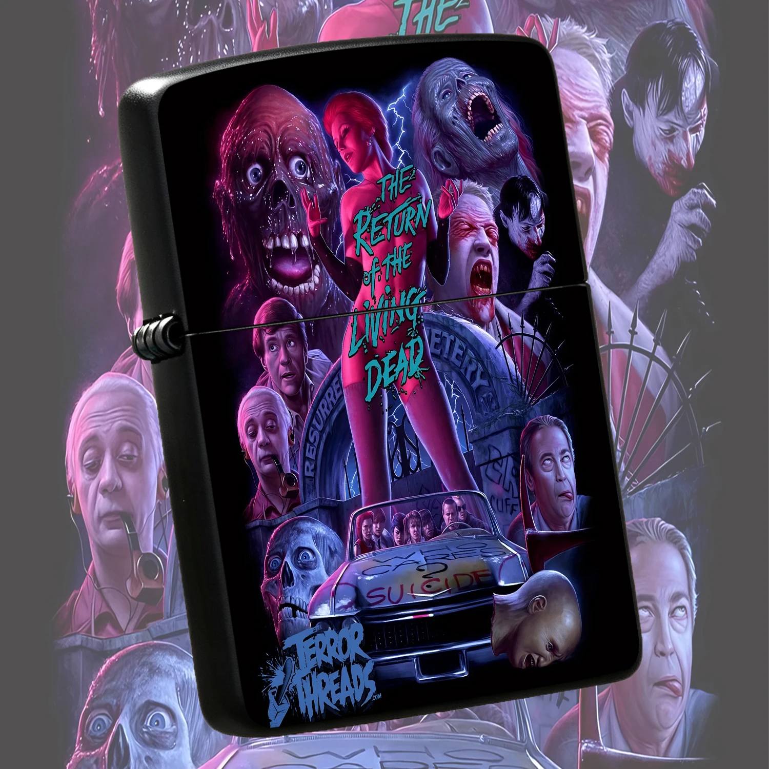 Retro Return Of The Living Dead Themed Portable Igniter, Stylish Cult Classic Horror Movie Peripheral, Versatile For All Daily Scenes, Unique Spooky Decorative Collectible, Ideal Gift For Horror Film Enthusiasts, Exquisite Crafted Cool Carr