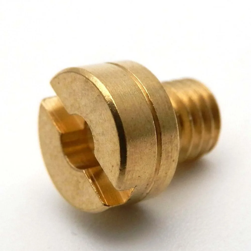 Brass Main Jet 5mm Thread Round head Size 70 to 180 for Mikuni Carburetor VM22/24/26 Motorcycle TTR FZR Suzuki BS26/GN125/EN125