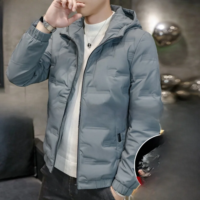 

Мужское хлопковое джето, легкое теплое пуховое пальто с капюшоном, весна-осень-зима, модное брендовое пальто St Man, молодежное повседневное пальто