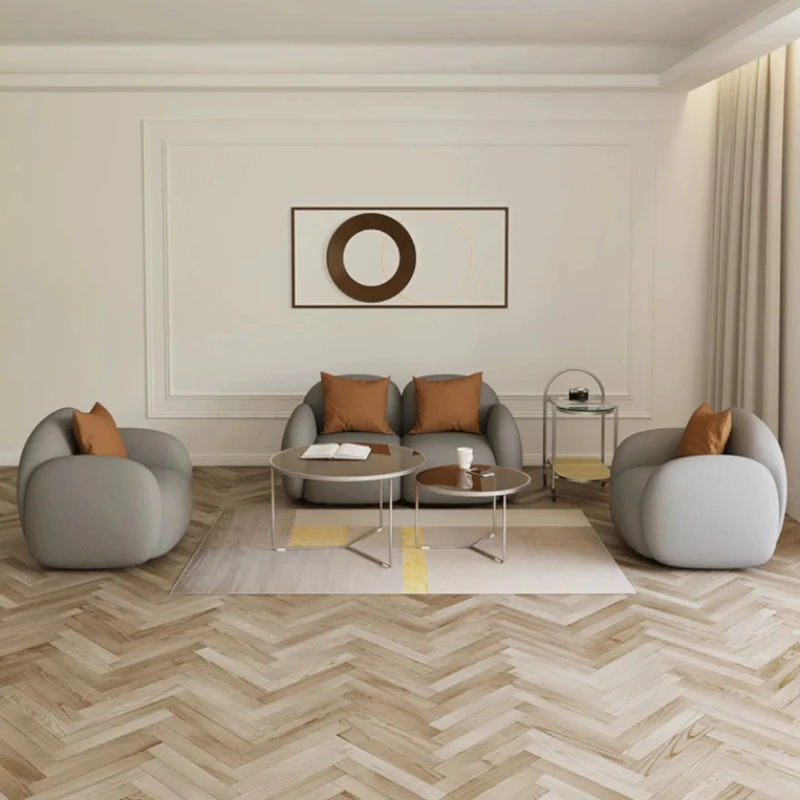 Nordic Beauty Salon Reception Sofa Modern Simple Living Room Clothing Store Office Sofa High-end Office Furniture Transat FYOS