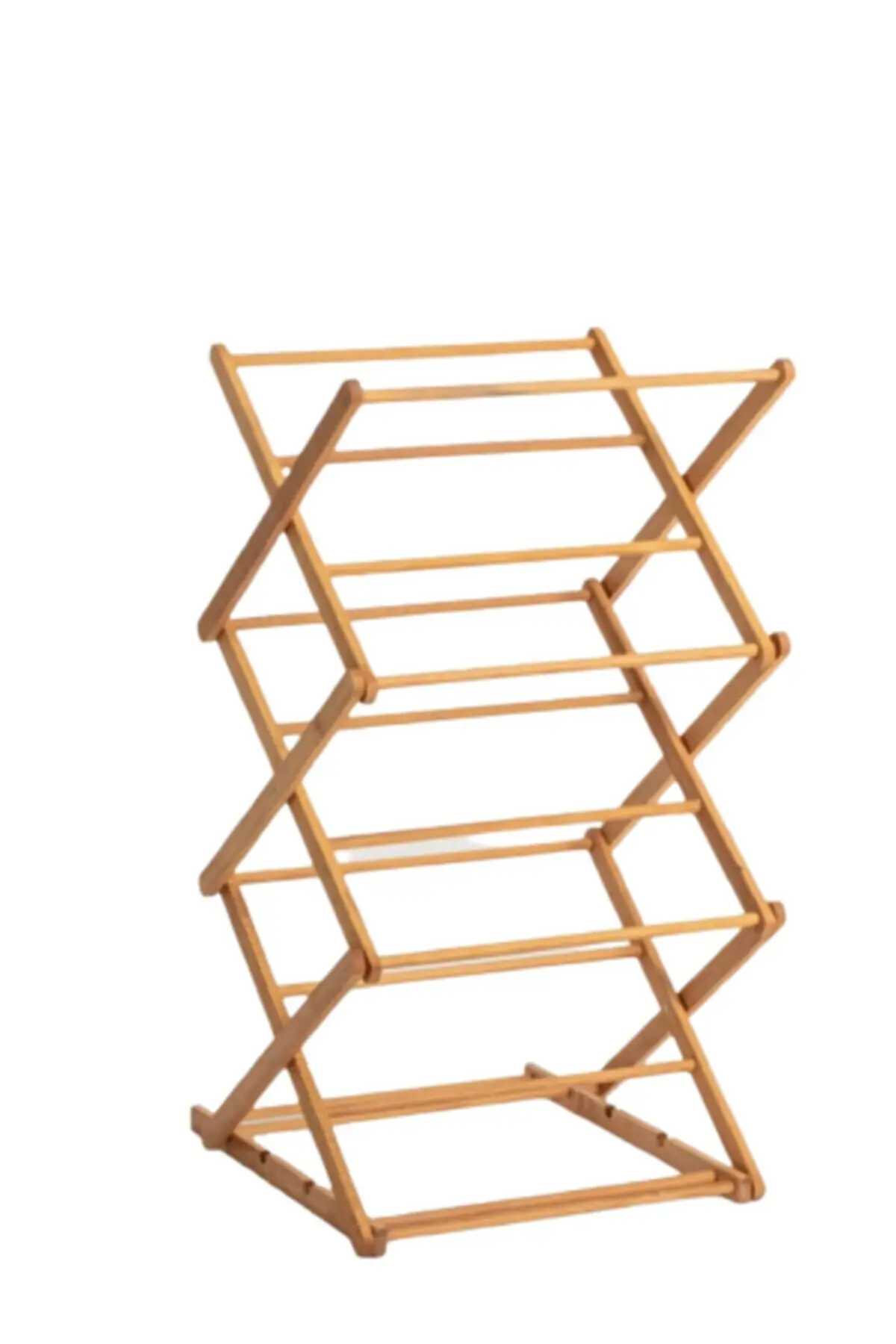 Wooden 3-Stage Drying Rack - Folding Drying Rack