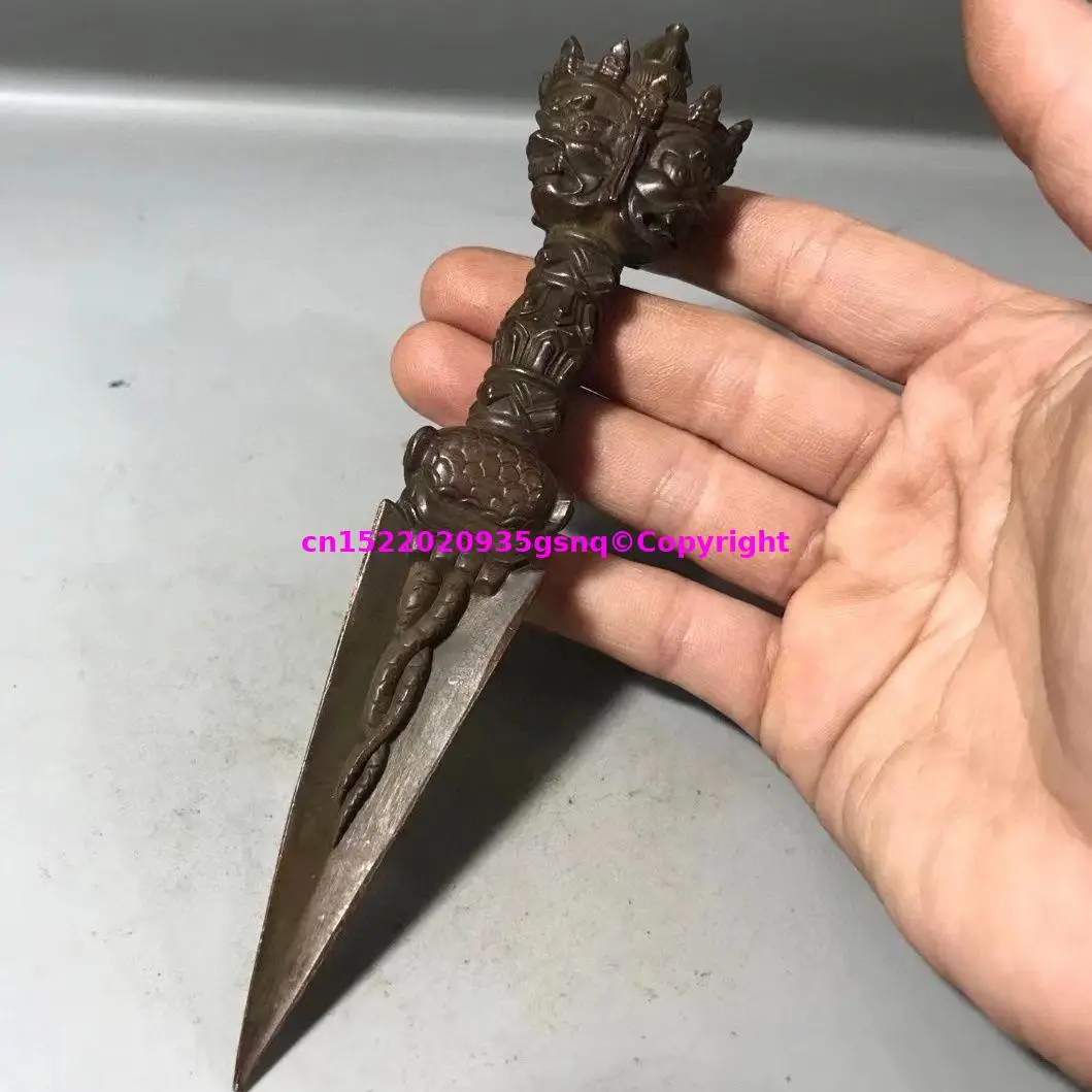 Wholesale Buddhist supplies Vajrakilaya Dorje Phurpa Karma bronze vajra buddha talisman Eliminating Demons blessed family peace
