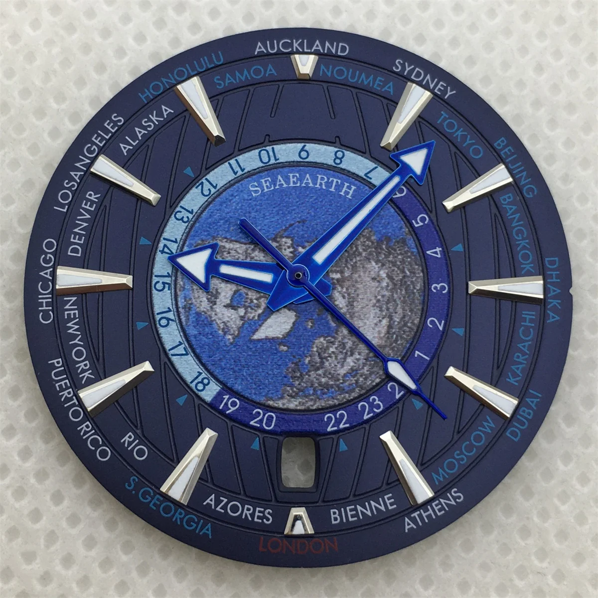 NH35 33 ملم قرص C3 قرص مضيء تقويم الساعة 6 مع حركة NH35A