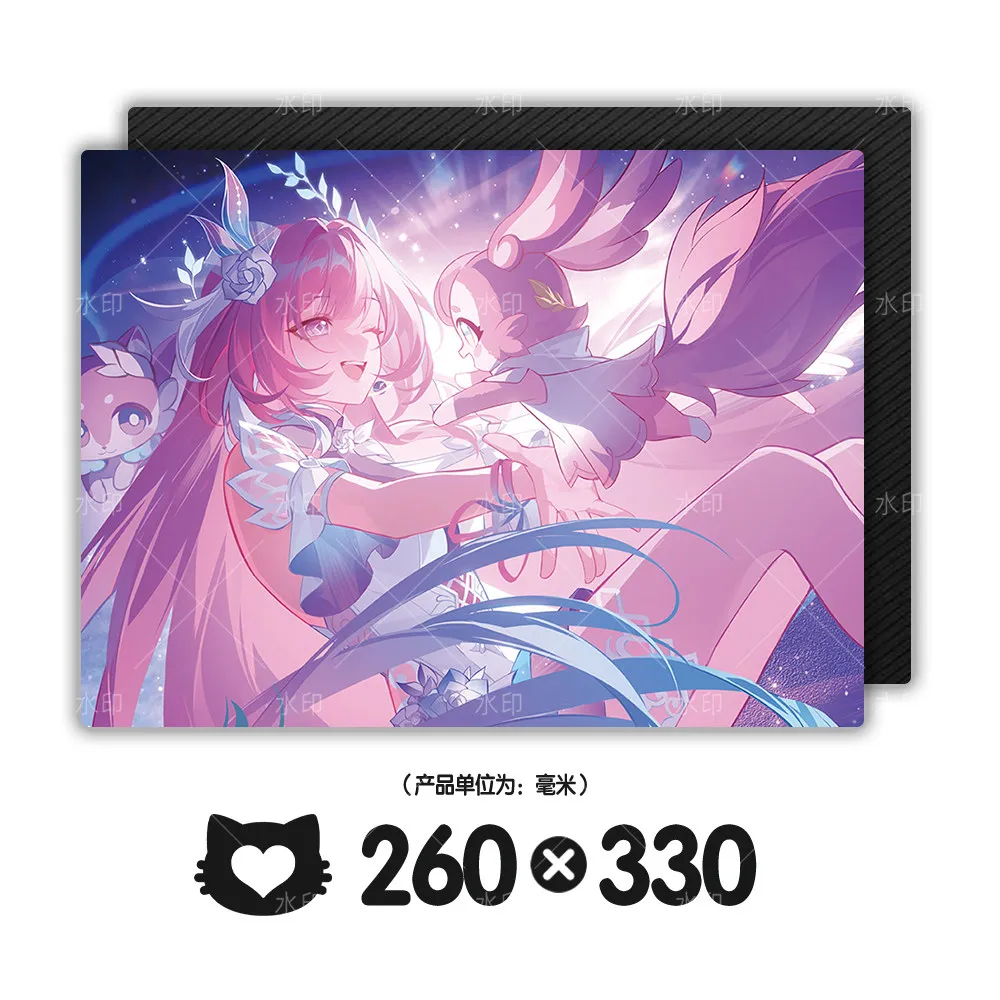Honkai: Star Rail Cyrene Mouse Pad Anime Girl Desk Mat HD Print 400x990x4mm 2D Gaming Non-Slip Computer Desk Mouse Pad