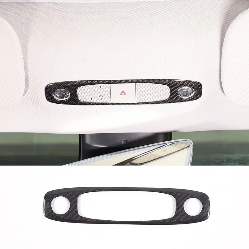 

For Tesla Model 3/Y 2016-2022 Real Carbon Fiber Car Car front reading light cover Trim Auto Styling Interior Accessories