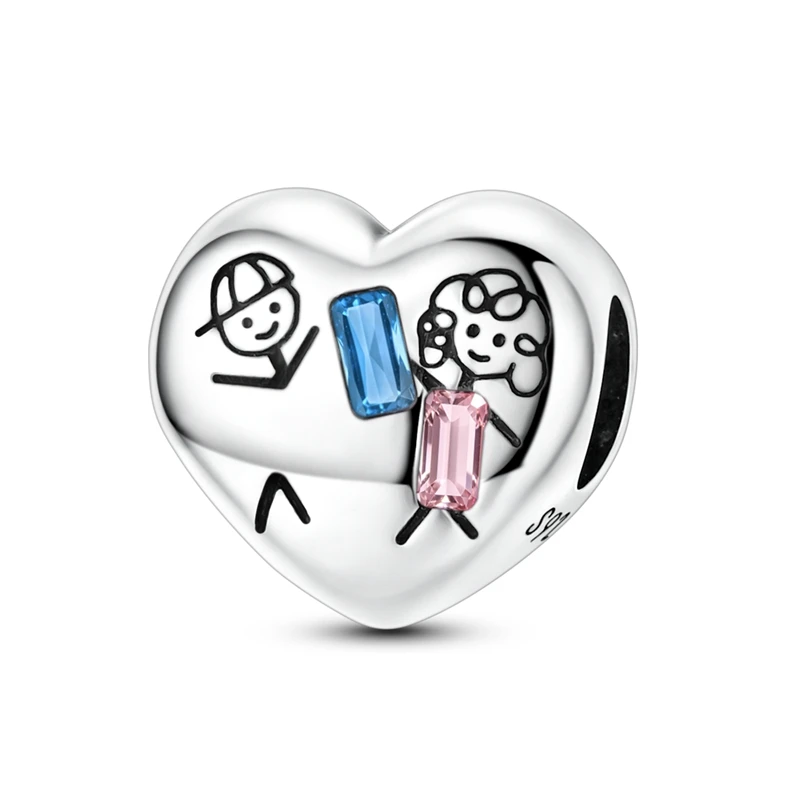 New 925 Sterling Silver Complete Love String Charm Bead Fit 3mm Original Bracelet DIY Women Exquisite Anniversary Jewelry Gifts