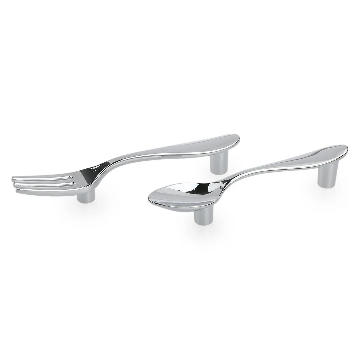 

3Pcs Creative Furniture Handles Innovative Spoon Cabinet Drawer Pulls Kitchen Closet Decorative Hardware 3 Inch