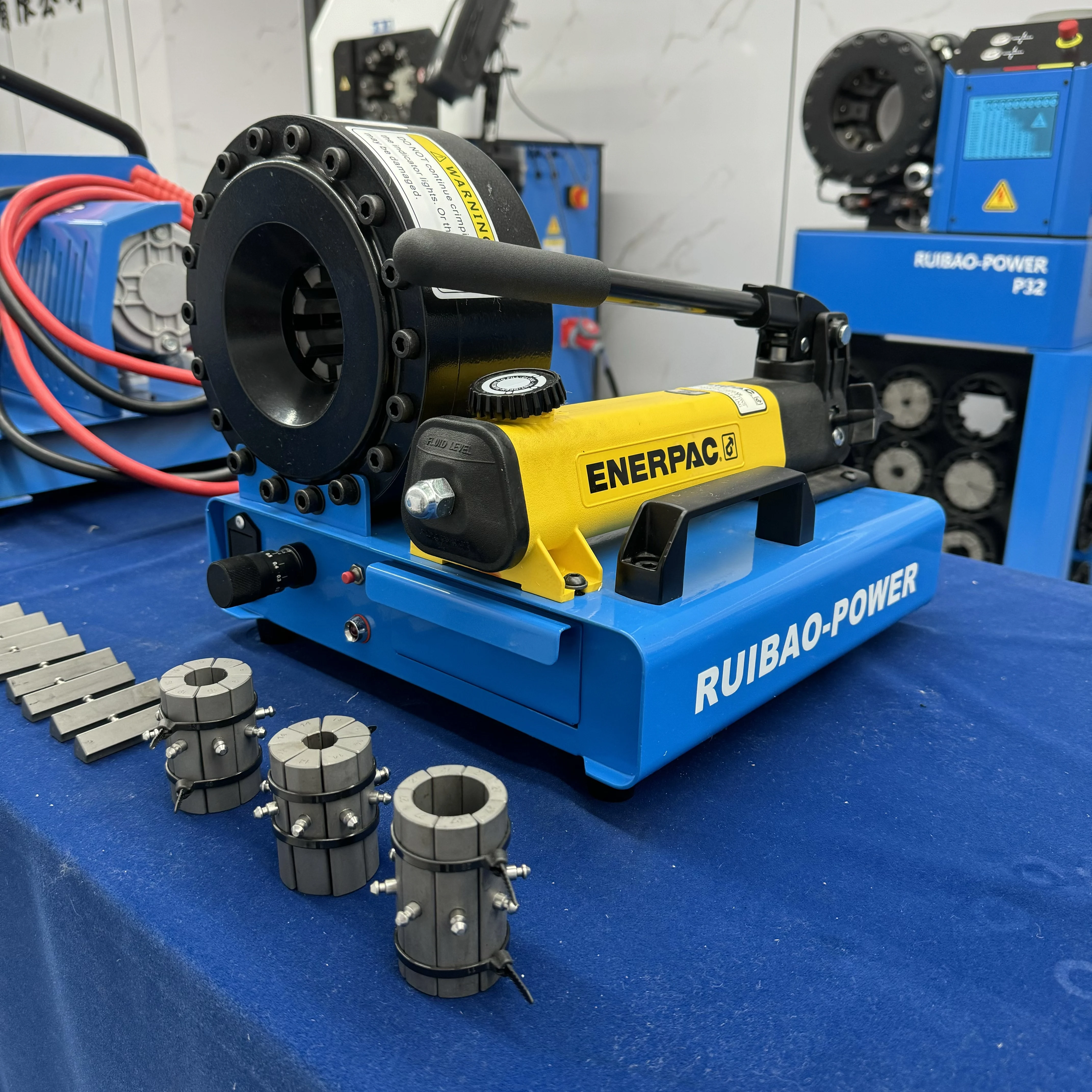 

RUIBAO Portable 1/4-1\" Manual Hydraulic Press Durable Hose Crimping Machine With PLC Factory Sale
