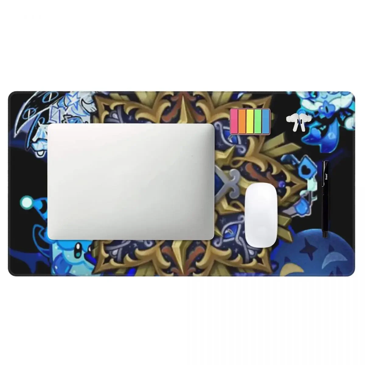 Large Mouse Pad Shadow Milk Cookie Run Kingdom Cute Cartoon Anime Gamer PC Laptop Mats Keyboard  Accessories Desk Mat