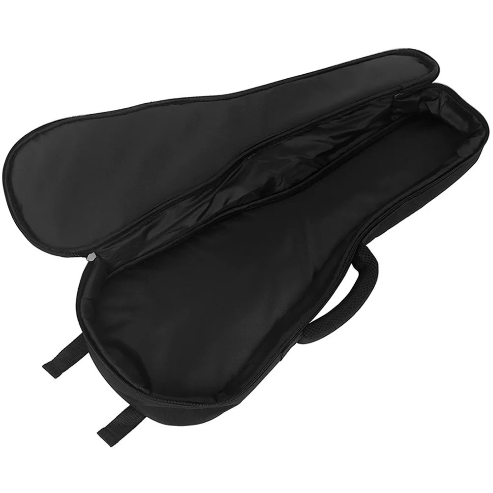 

23 Inch Ukulele Bag Padded Splashproof Carrying Case Stylish Design Transparent Side Pocket Ukulele Bag Adult Guitar Case