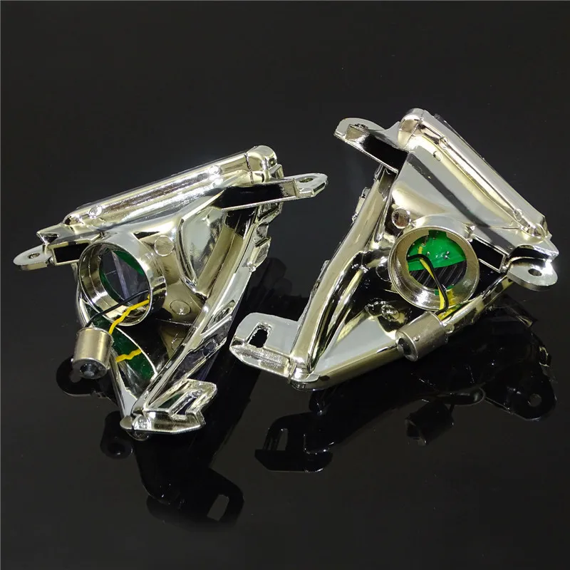 waase For Kawasaki Ninja ZX6R ZX 6R ZX-6R 2005 2006 2007 2008 2009 2010 2011 2012 E-Mark Front Turn Signals Blinker LED Light