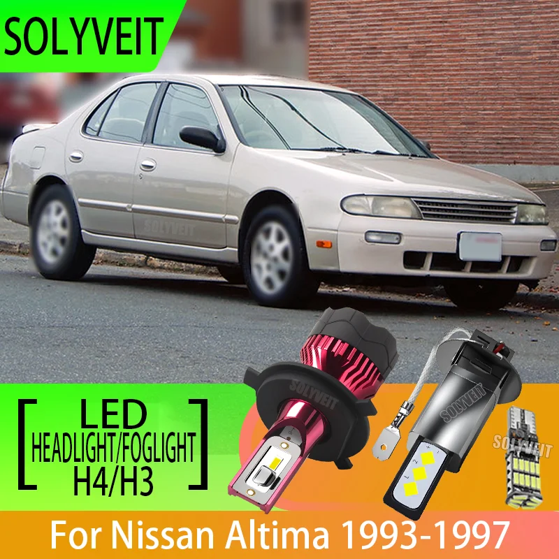 

Halogen Replacement H4/9003 Headlihgt HI-LO Beam H3 Foglamp LED Car Light Bulb Kit FOR Nissan Altima 1993 1994 1995 1996 1997