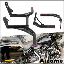 For Harley Softail Highway Bumper Front Rear Crash Bars Street Bob Low Rider ST S Fat Bob Standard FXST 32mm Engine Guard 18-24
