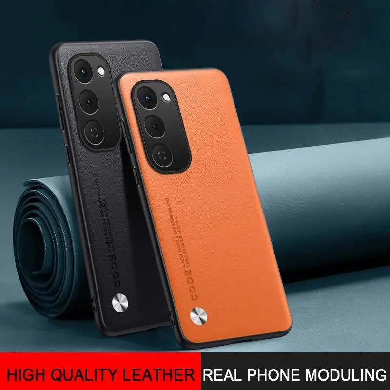 

ase For Tecno Spark40 Pro Plus Luxury PU Leather Skin-feel Phone Protection Silicone Shockproof Cover For Spark 40 Pro