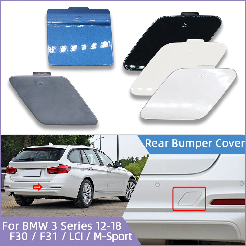 

Rear Bumper Towing Hauling Shell Lid Trim For BMW Series 3 F30 / F31 / LCI / M-Bumper 2012 2013 2014 2015 2016 2017 2018