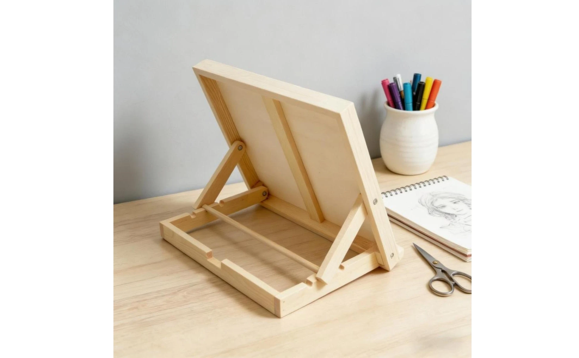 Tabletop Drawing Easel Collapsible Foldable Easel Stand Drafting Board Portable