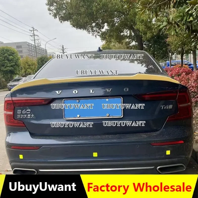 

Спойлер для багажника автомобиля Volvo S60 2019 2020 2021 2022 2023 +