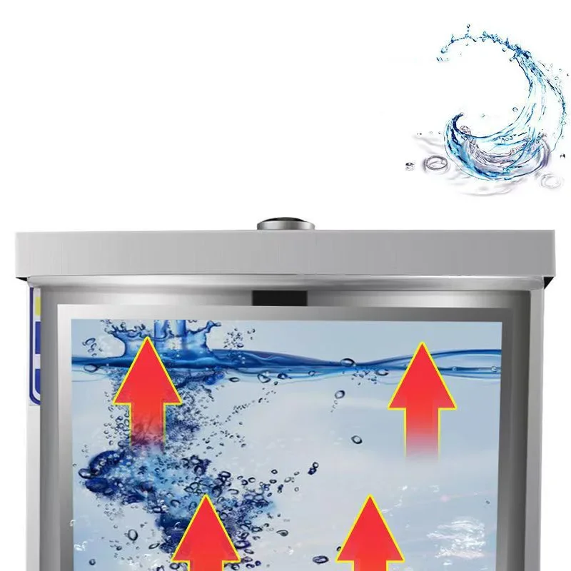 40L Korean-Style Cold Noodle Soup Chiller, Digital Display Chiller, 80L Stainless Steel Chilling Bucket (Customized)