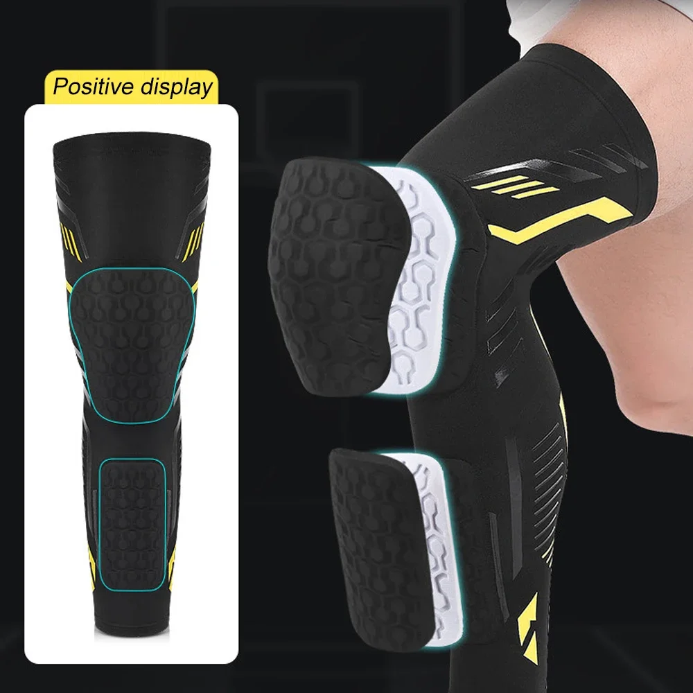 1 Pcs Knee Compression Sleeves Basketball Volleyball Leg Sleeve Football Adult Knee Protector Calf Support Snowboard Kneepad New