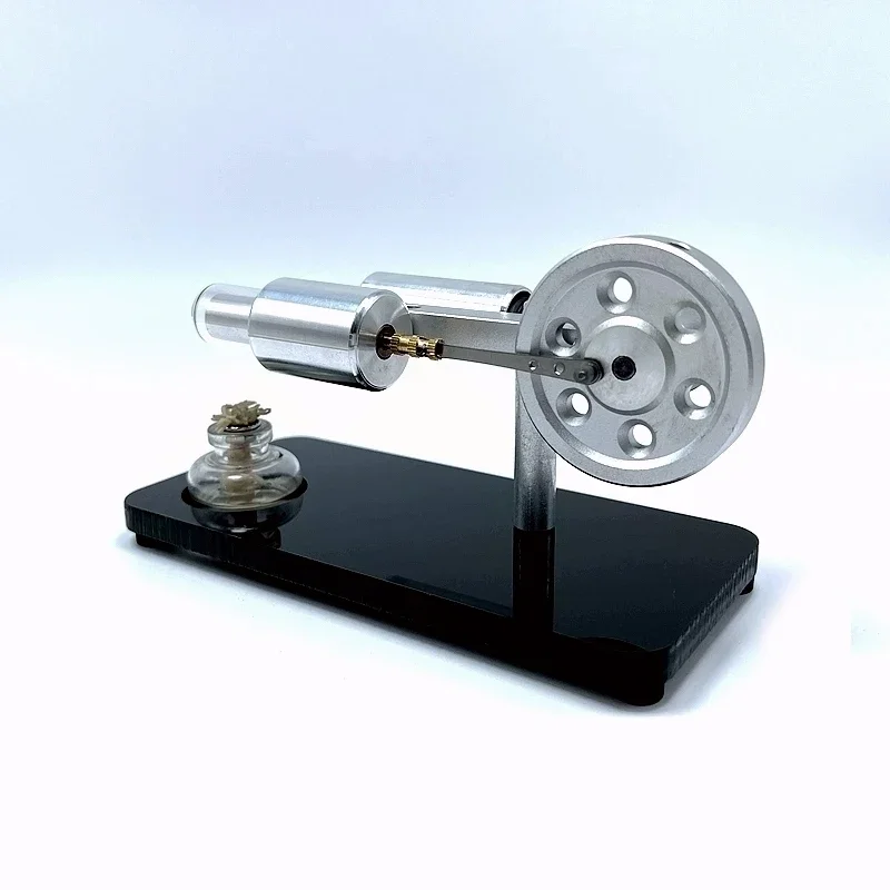 Single Cylinder Stirling Engine Metal Mini Generator External Combustion Engine Physics Experiments Toy Gift